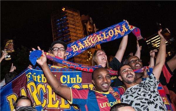 جماهير برشلونة