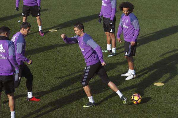 من تدريبات  ريال مدريد