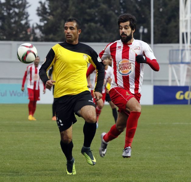 من لقاء الحسين اربد وشباب الأردن