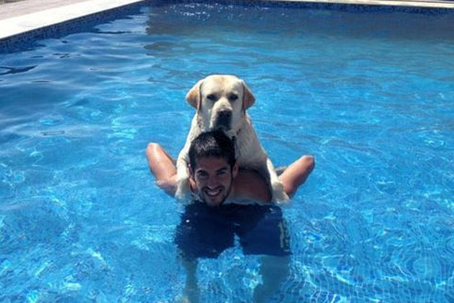 إيسكو مع الكلب