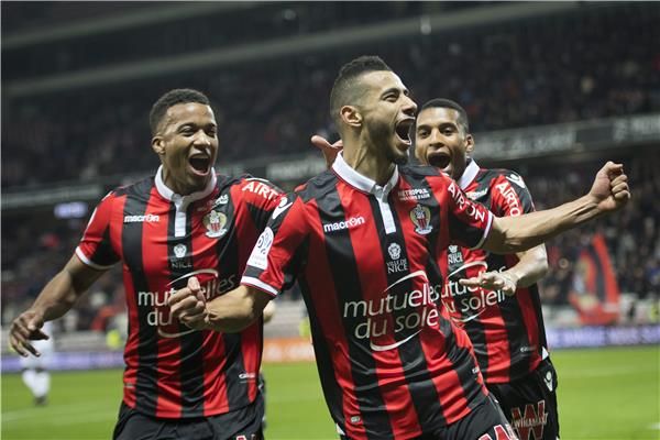 فرحة لاعبي نيس