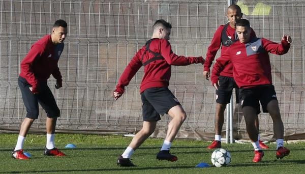 من تدريبات فريق إشبيلية