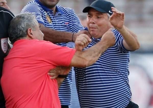 جانب من أحداث مباراة النجم الساحلي والترجي التونسي