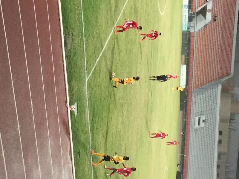 جانب من المباراة