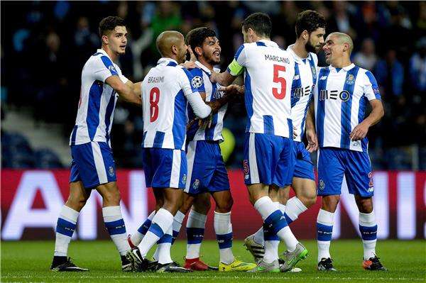 فرحة لاعبي بورتو