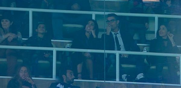 كريستيانو رونالدو فى المدرجات 