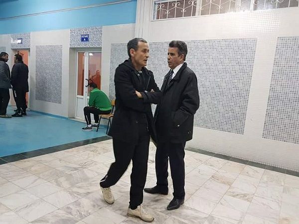 عبد الوهاب سويسي (يمين)