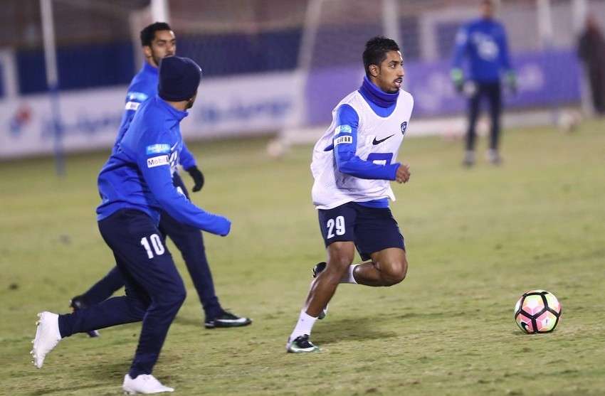 من تدريبات الهلال السعودي