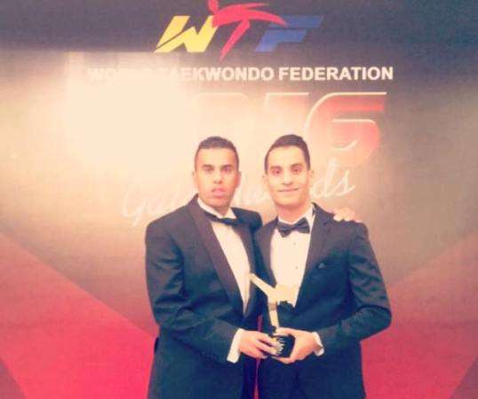  العساف وأبو غوش خلال الحفل