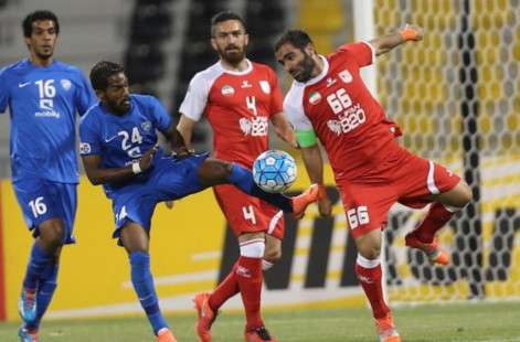 من مباراة الهلال وتراكتور