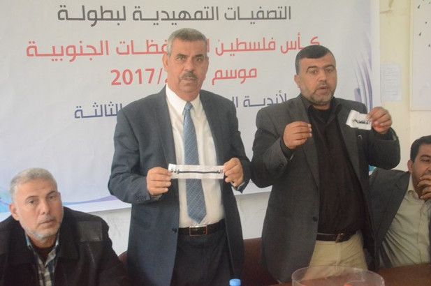 جانب من سحب القرعة 