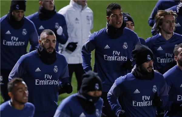 جانب من تدريبات ريال مدريد