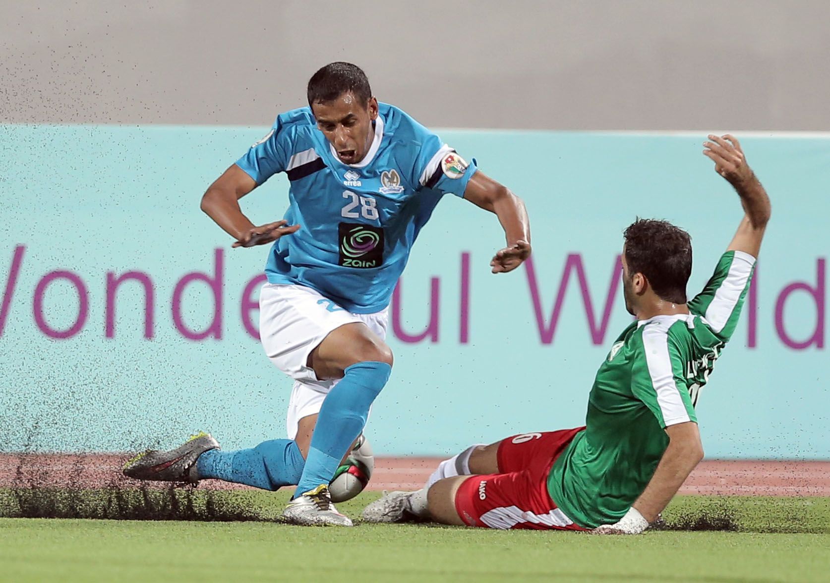 من لقاء سابق بين الوحدات والفيصلي