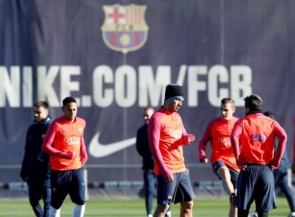 صورة أرشيفية للاعبي برشلونة