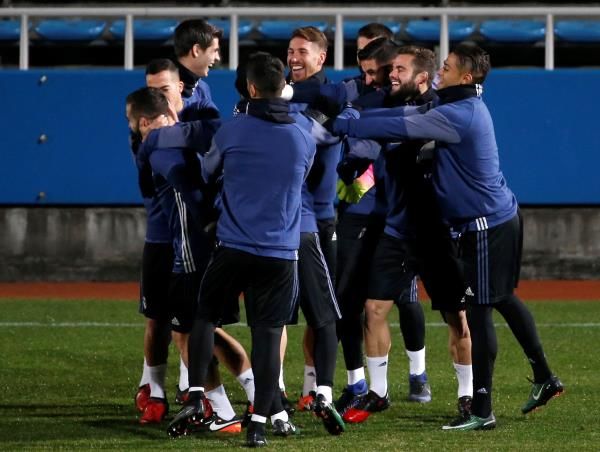 تدريبات ريال مدريد قبل النهائي