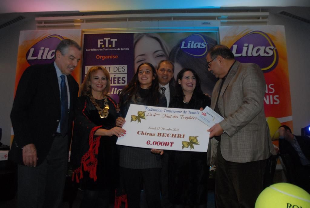 تتويج بطلة افريقيا للتنس للسيدات شيراز بشري