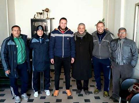 محمد مارديني مع الجهاز الفني للحرية السوري