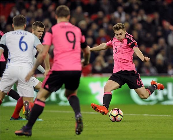 جانب من مباراة المنتخبين