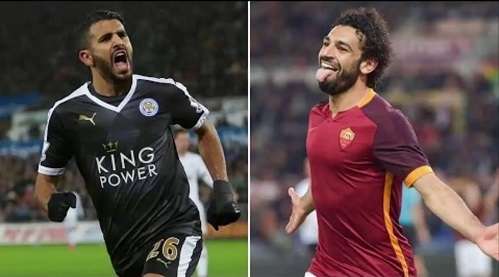 محمد صلاح ورياض محرز 