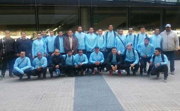 بعثة الرفاع في مطار رفيق الحريري الدولي اليوم الإثنين 