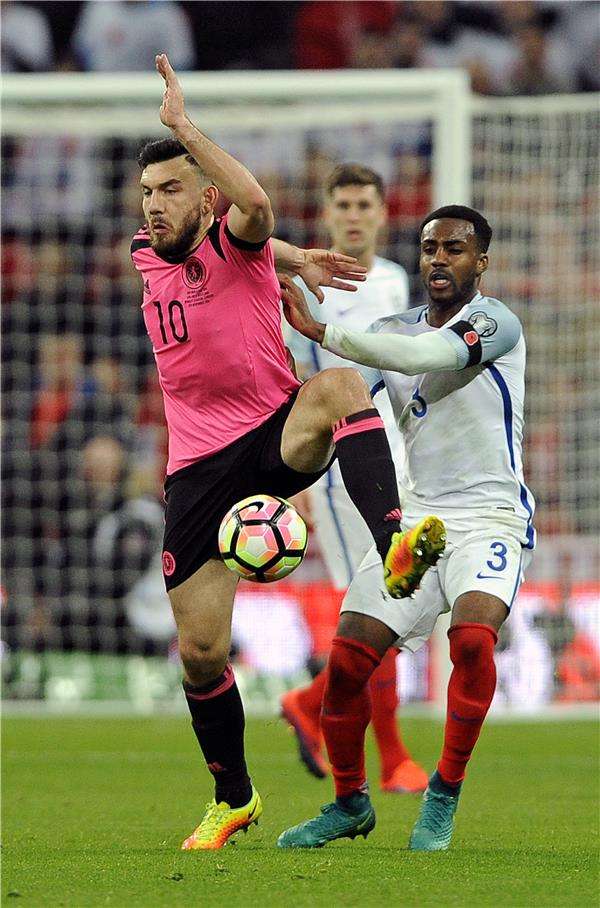 جانب من مباراة المنتخبين