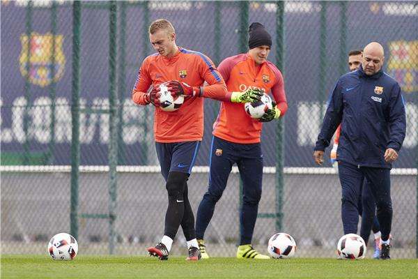 تدريبات برشلونة - أمس