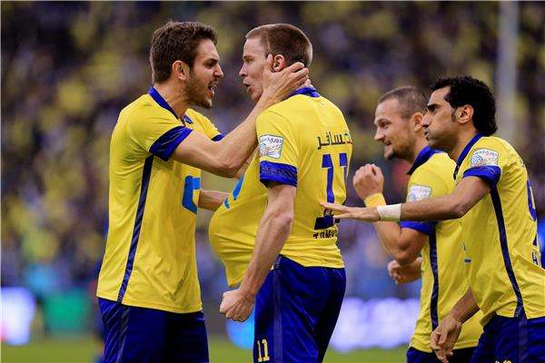 صورة أرشيفية للاعبي النصر السعودي