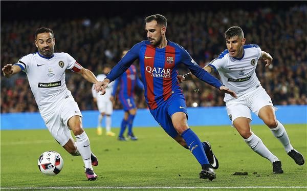 من مباراة برشلونة وإيركوليس