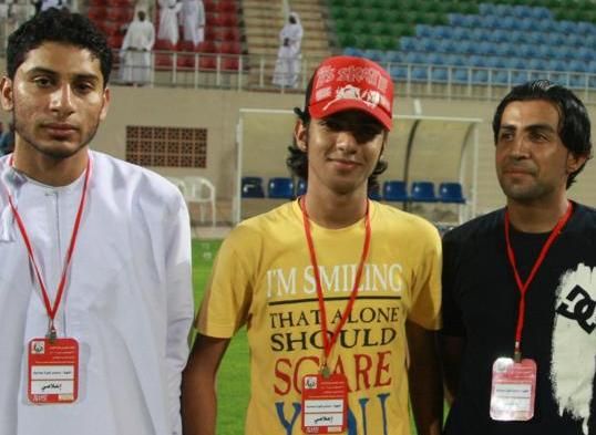 كووورة عمانية تواجدت لتغطية المباراة