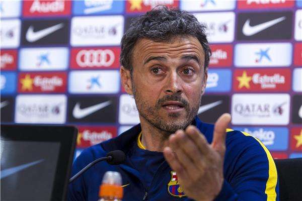 لويس إنريكي المدير الفني لبرشلونة