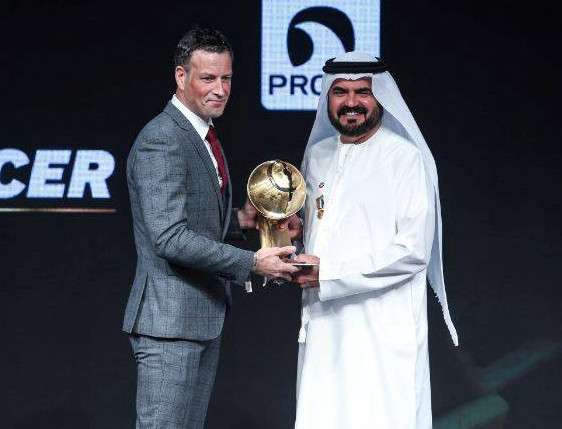 كلاتنبرج خلال التتويج