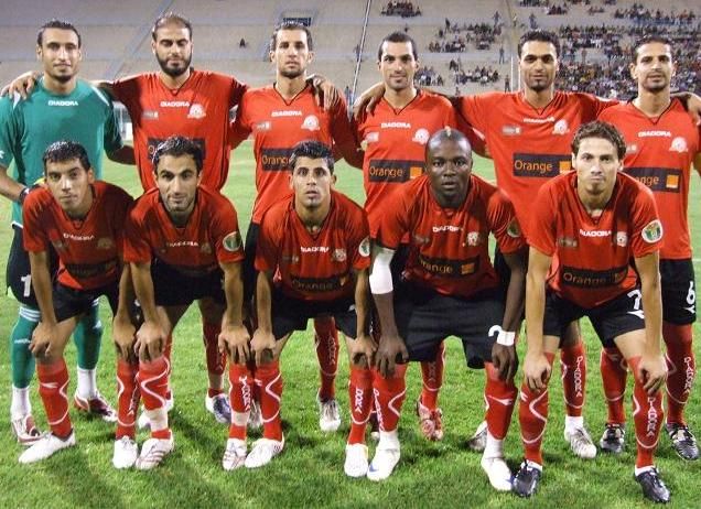 فريق شباب الاردن قبل بداية المباراة 