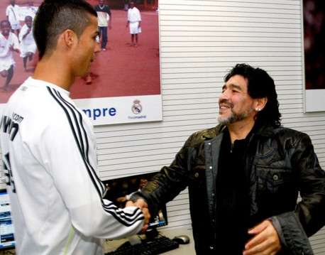 مارادونا وكريستيانو