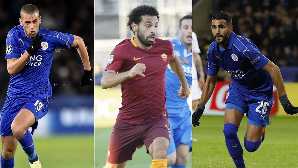 محرز وصلاح وسليماني