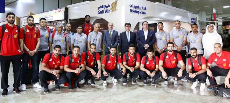 بعثة منتخب البحرين تصل لمصر