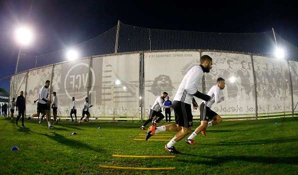 جانب من التدريبات 