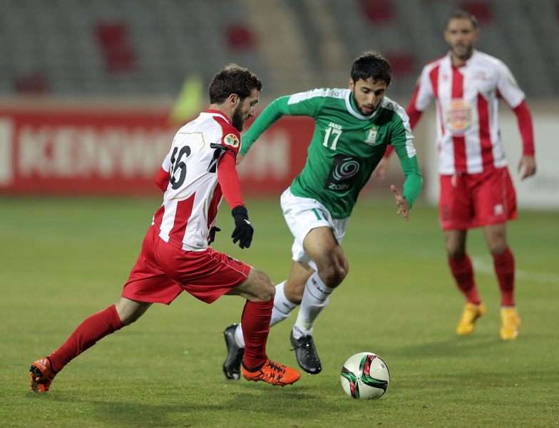 من لقاء الوحدات وشباب الأردن 