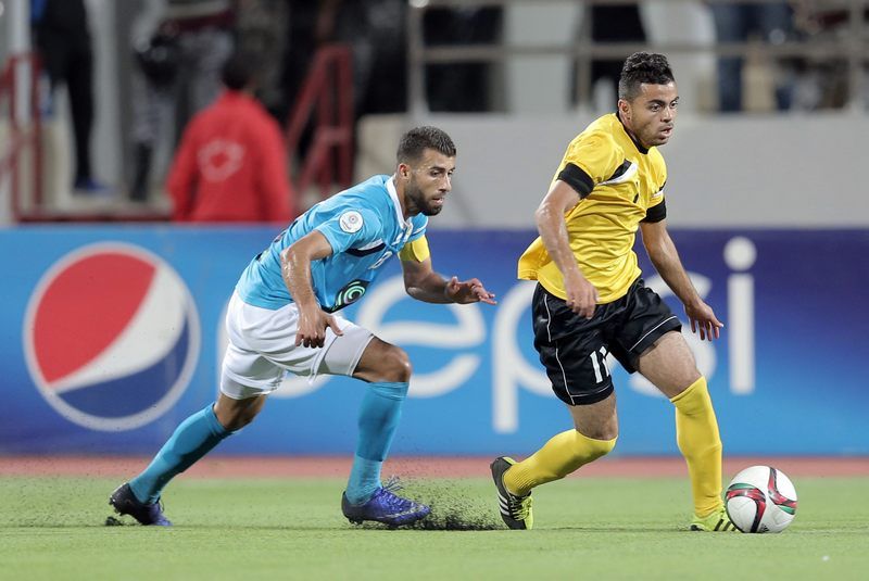 جانب من لقاء سابق بين الحسين إربد والفيصلي