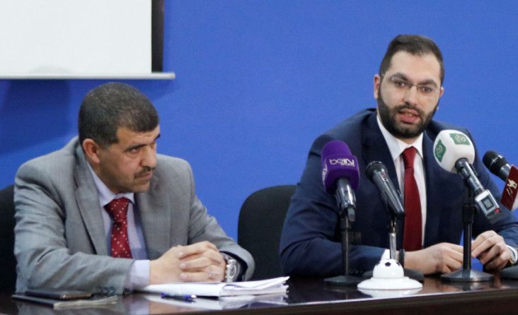 جانب من المؤتمر الصحفي