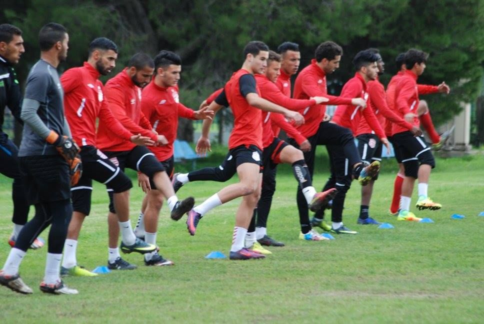 من تدريبات اليوم  للنادي الإفريقي