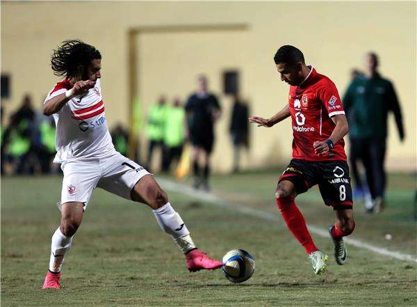 جانب من مواجهة الزمالك والأهلي