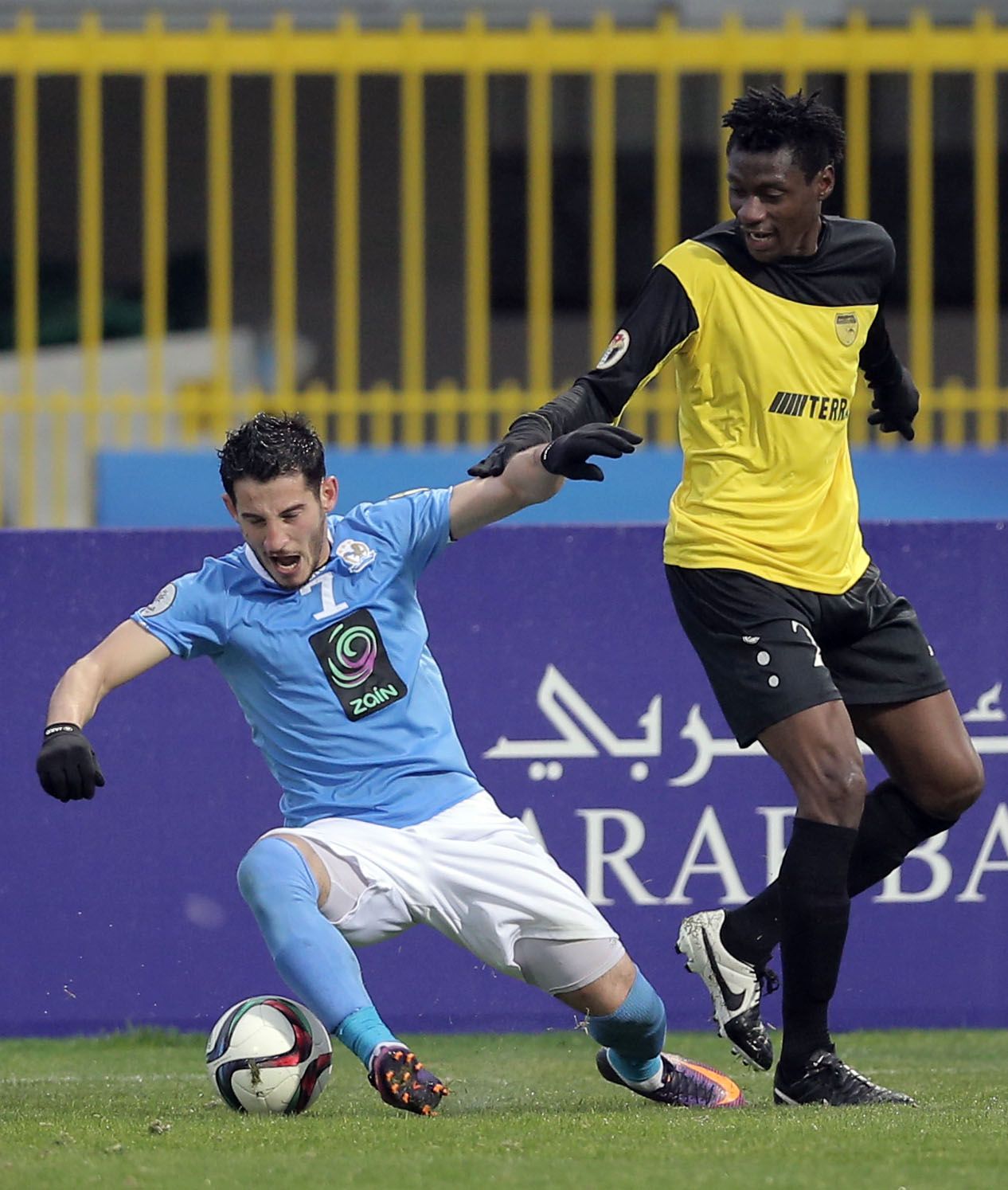 من لقاء الفيصلي والحسين اربد