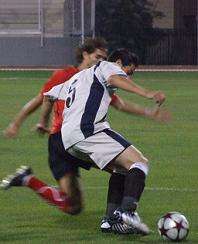 من مباراة المجد وشباب الاردن