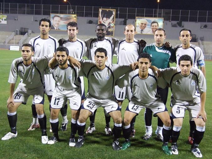 فريق المجد السوري قبل بداية المباراة