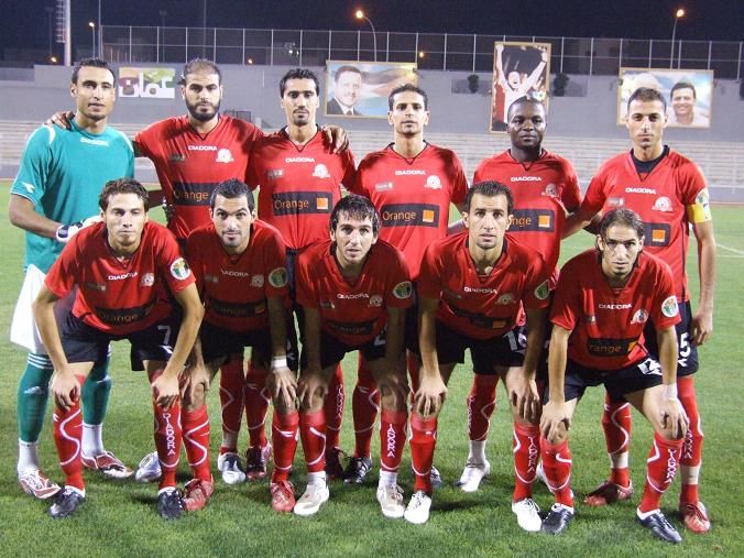 فريق شباب الاردن قبل بداية المباراة 