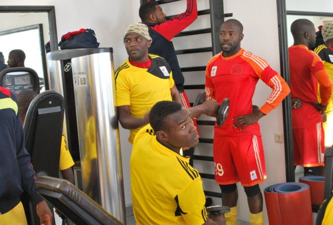 من تدريبات منتخب اوغندا اليوم