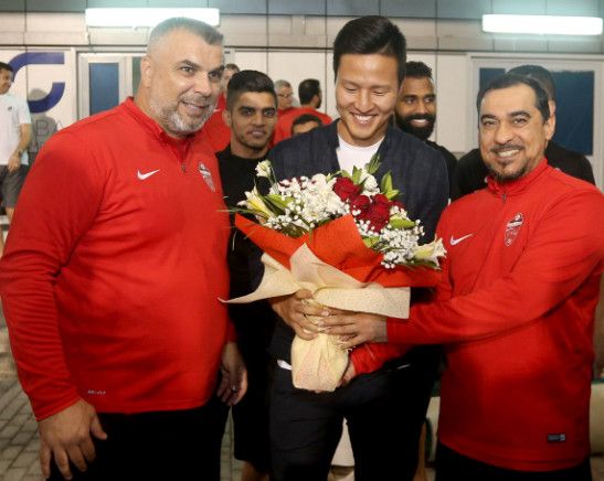 حفل وداع اللاعب الكوري