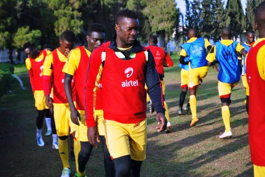  من تدريبات منتخب اوغندا في تونس