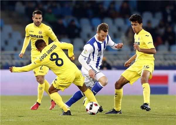 جانب من لقاء سوسييداد وفياريال