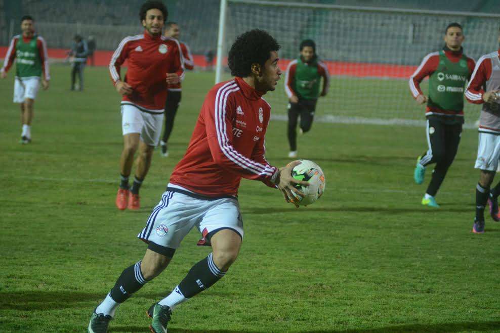 جانب من تدريبات المنتخب